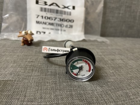 Манометр котла Baxi Eco Compact