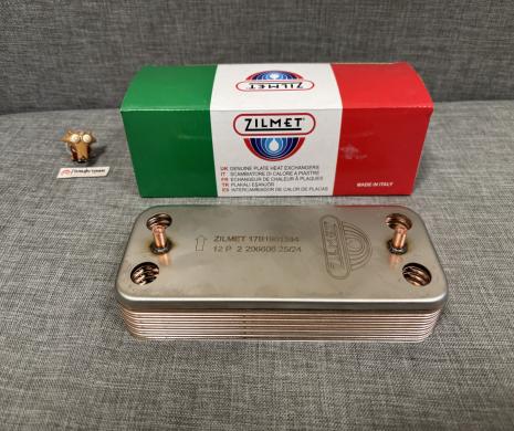 Теплообменник ГВС Ariston 12 пластин ZILMET